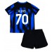 Inter Milan Alexis Sanchez #70 Barnkläder Hemma matchtröja till baby 2023-24 Kortärmad (+ Korta byxor) Billigt